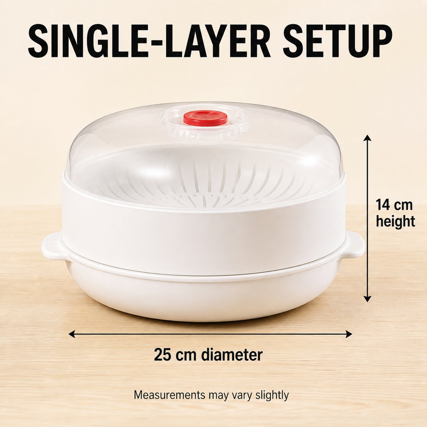 Microwave Vegetable & Bun Steamer – Healthy Steam Cooking in Minutes